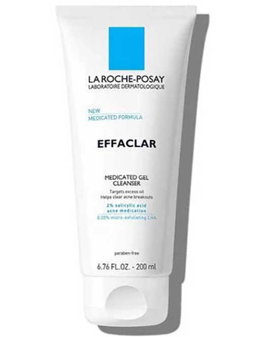 La Roche-Posay Effaclar Medicated Gel Cleanser is a medicated cleanser that's specifically formulated for oily and acne-prone skin