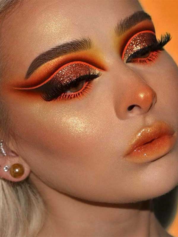 Warm Tones Makeup Look Using Morphe 35O3 Fierce By Nature Artistry Palette