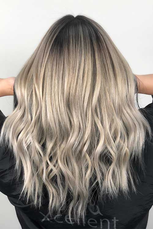 Ash Blonde Balayage hair is one of the best fall hair colors for 2023