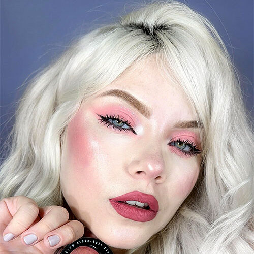Pink Monochromatic Makeup Look is One of The Best Spring Makeup Trends for 2024 To Embrace the Beauty of Renewal