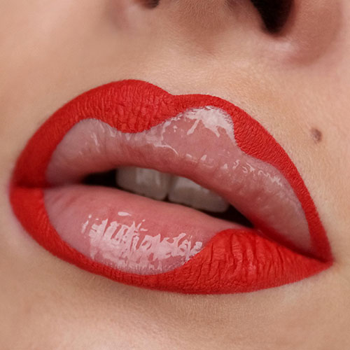 Take your lip game to the next level with negative space lips