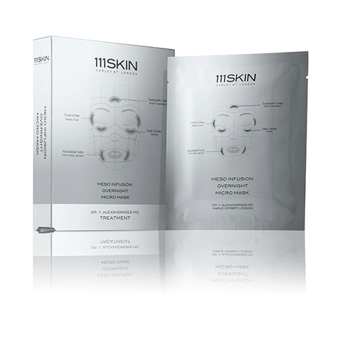 111SKIN HARLEY ST. LONDON Meso Infusion Overnight Micro Mask Box is an Intensive Overnight Skin Treatment