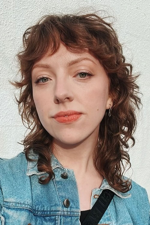 medium curly shag with bangs