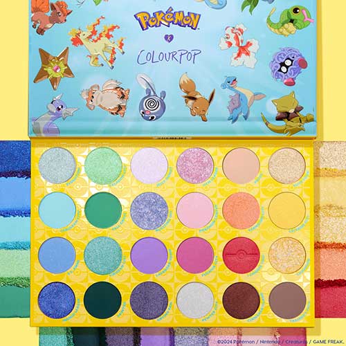 Colourpop x Pokemon Palette Town Eyeshadow Palette Limited Edition New In Box