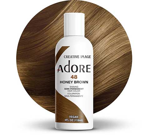 Adore Semi Permanent Summer Hair Color Dye - 048 Honey Brown