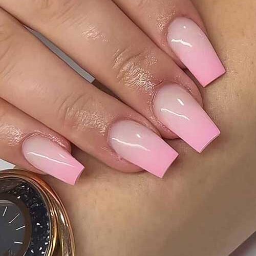 Ombre Pink Press On Nails