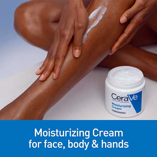 CeraVe Moisturizing Cream, a key autumn skincare product, provides essential hydration for dry skin during the colder months.